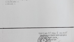 Bán nhà 100A/44 Dương Bá Trạc Phường 2 Quận 8