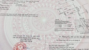 Bán nhà 330/6 Lê Hồng Phong Phường 1 Quận 10
