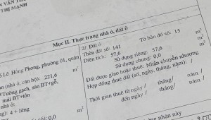 Bán nhà 376 Lê Hồng Phong Phường 1 Quận 10