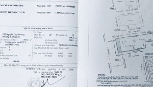 Bán nhà 178 Nguyễn Duy Dương Phường 2 Quận 10