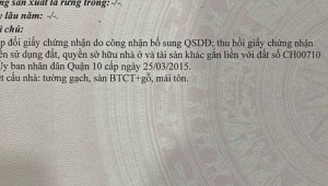 Bán nhà 209 Tân Phước Phường 6 Quận 10