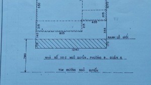 Bán nhà 110B-110C Ngô Quyền Phường 8 Quận 10