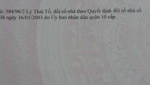 Bán nhà 655/8 Lê Hồng Phong Phường 10 Quận 10