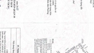 Bán nhà 313/7/17a 3 Tháng 2 Phường 10 Quận 10