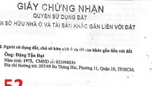 Bán nhà 207/50-52 3 Tháng 2 Phường 11 Quận 10