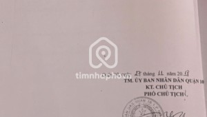 Bán nhà 462/2 Điện Biên Phủ Phường 11 Quận 10