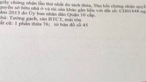 Bán nhà 252/17 Cao Thắng Phường 12 Quận 10