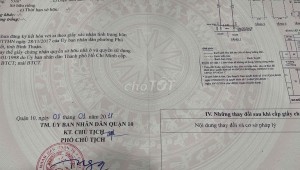 Bán nhà 392/8/108 Cao Thắng Phường 12 Quận 10