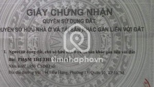 Bán nhà 194 Hòa Hưng Phường 13 Quận 10