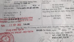 Bán nhà 531E Cách Mạng Tháng Tám Phường 13 Quận 10