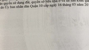 Bán nhà 469A Cách Mạng Tháng Tám Phường 13 Quận 10