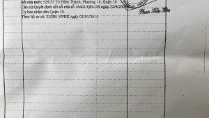 Bán nhà 525/35 Tô Hiến Thành Phường 14 Quận 10