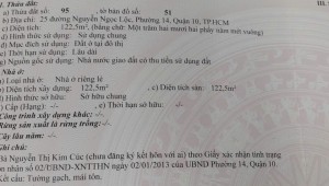 Bán nhà 25 Nguyễn Ngọc Lộc Phường 14 Quận 10