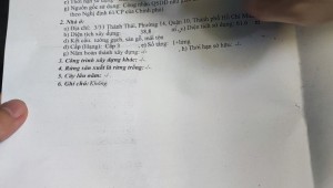 Bán nhà 1933-03-01 00:00:00 Thành Thái Phường 14 Quận 10
