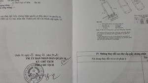 Bán nhà 3F Cư Xá Đồng Tiến Phường 14 Quận 10