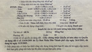 Bán nhà 68/38 Đồng Nai Phường 15 Quận 10