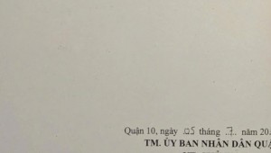 Bán nhà 38A2 Nguyễn Giản Thanh, P.15, Quận 10 – 4x14m, 22 tỷ