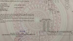 Bán nhà 36/7/40 Bùi Tư Toàn An Lạc Quận Bình Tân
