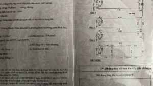Bán nhà 109 Trương Phước Phan Bình Trị Đông A Quận Bình Tân