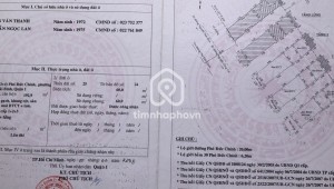 Bán nhà 20 Phó Đức Chính Phường 1 Quận Bình Thạnh