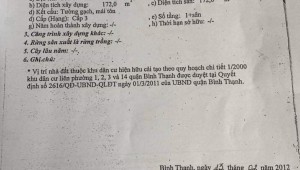 Bán nhà 280/19-21 Bùi Hữu Nghĩa Phường 2 Quận Bình Thạnh