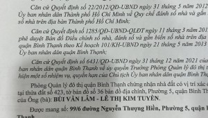 Bán nhà 101/6-6A Nguyễn Thượng Hiền Phường 5 Quận Bình Thạnh
