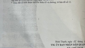 Bán nhà 123 Đặng Thùy Trâm Phường 13 Quận Bình Thạnh