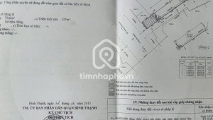 Bán nhà 252 Nguyễn Xí Phường 13 Quận Bình Thạnh