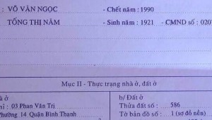 Bán nhà 3 Phan Văn Trị Phường 14 Quận Bình Thạnh