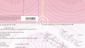 Bán nhà 117/20 Xô Viết Nghệ Tĩnh Phường 17 Quận Bình Thạnh