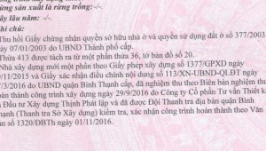 Bán nhà 46/31 Nguyễn Cửu Vân Phường 17 Quận Bình Thạnh