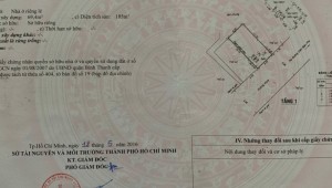Bán nhà 236/12/4Thửa: 417Tờ: 19 Điện Biên Phủ Phường 17 Quận Bình Thạnh