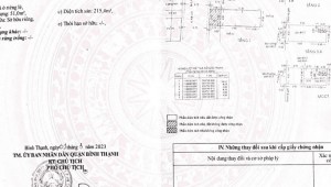 Bán nhà 44 Mê Linh Phường 19 Quận Bình Thạnh