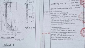 Bán nhà 47 Phan Văn Hân Phường 19 Quận Bình Thạnh