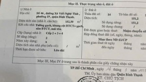 Bán nhà 46 Xô Viết Nghệ Tĩnh Phường 19 Quận Bình Thạnh