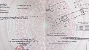 Bán nhà 177 Võ Duy Ninh Phường 22 Quận Bình Thạnh