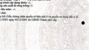 Bán nhà 142/13 Ngô Tất Tố Phường 22 Quận Bình Thạnh
