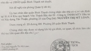 Bán nhà 25-27-29 D5 Phường 25 Quận Bình Thạnh