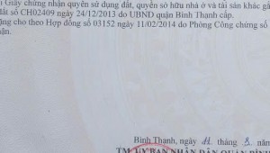 Bán nhà 433 Điện Biên Phủ Phường 25 Quận Bình Thạnh