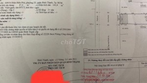 Bán nhà 649/34 Điện Biên Phủ Phường 25 Quận Bình Thạnh