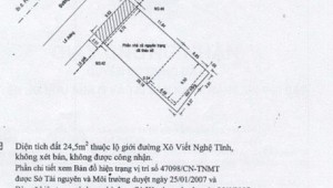 Bán nhà 44 Xô Viết Nghệ Tĩnh Phường 25 Quận Bình Thạnh