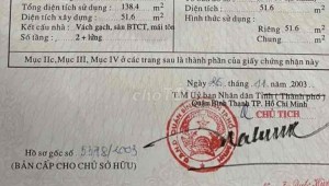 Bán nhà 167/26 Số 304 Phường 25 Quận Bình Thạnh