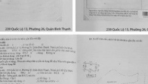 Bán nhà 239 Quốc Lộ 13 Phường 26 Quận Bình Thạnh