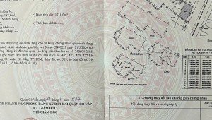 Bán nhà 485-487 Lê Quang Định Phường 1 Quận Gò Vấp