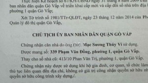 Bán nhà 339 Phạm Văn Đồng Phường 1 Quận Gò Vấp