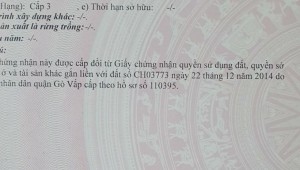Bán nhà 354 Dương Quảng Hàm Phường 5 Quận Gò Vấp