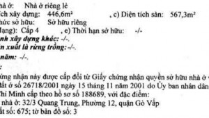 Bán nhà 49 Số 14 Phường 8 Quận Gò Vấp