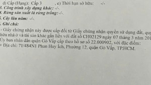 Bán nhà 146 Nguyễn Tư Giản Phường 12 Quận Gò Vấp