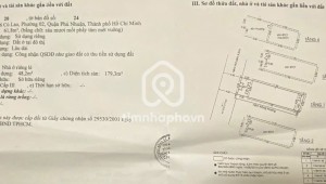 Bán nhà 36/26 Cù Lao Phường 2 Quận Phú Nhuận