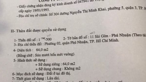 Bán nhà 14 Hoa Hồng Phường 2 Quận Phú Nhuận